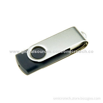 128GB Swivel USB Flash Drive with High-speed, 1,000G Shock Resistance
